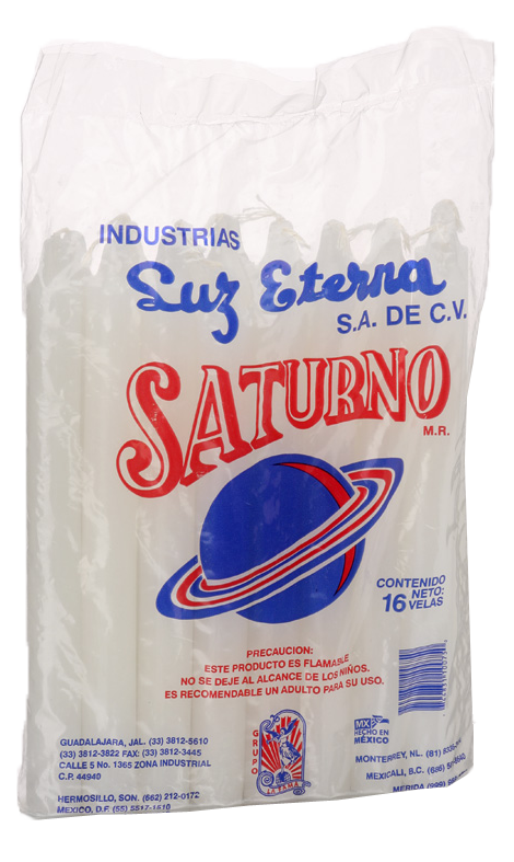 veladora luz eterna #80 Cont. 1pz.