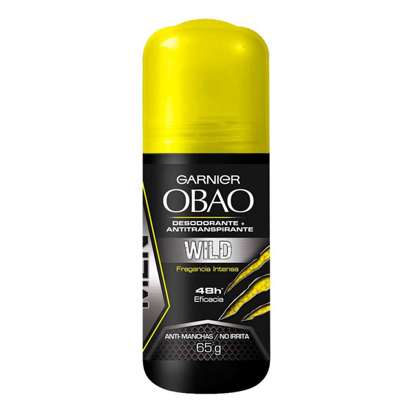 Desodorante Antitranspirante en Roll On Garnier Obao Men Wild Cont. 65g.