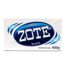 Jabon de lavanderia Zote blanco Cont. 400gr.