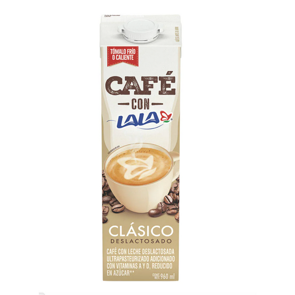 Cafe con Lala UHT Deslactosado 1L