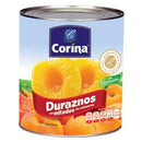 Duraznos Mitades en almibar Lata Corina 820gr