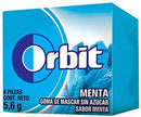 chicle Orbit Menta Cont. 4pz. 5,6g.