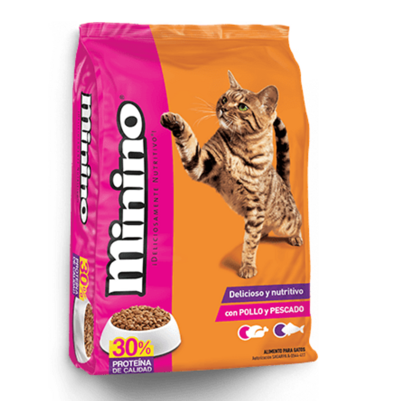 Alimento Minino para gato sabor pollo/pescado 15kg