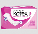 Pantiprotectores Kotex regular Cont. 22pz.