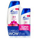 Shampoo Head & shoulders 2en1 Suave y manejable Cont. 375ml + 180ml.