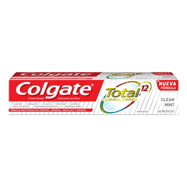 Pasta Dental Colgate Total 12 clean mint 50ml.