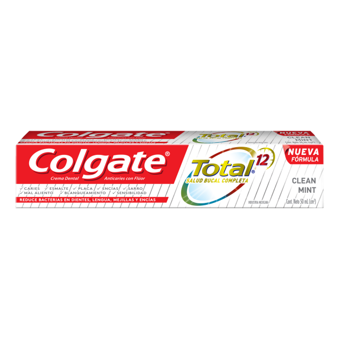 Pasta Dental Colgate Total 12 clean mint 50ml.