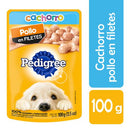 Alimento para perro Pedigree Cachorro pollo en filetes Cont. 85g.