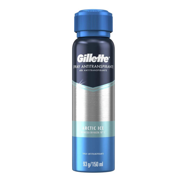 Antitranspirante en Aerosol Gillette Artic Ice 93g
