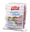 Salchicha de pavo Franfurt corona  2.25kg 28pz