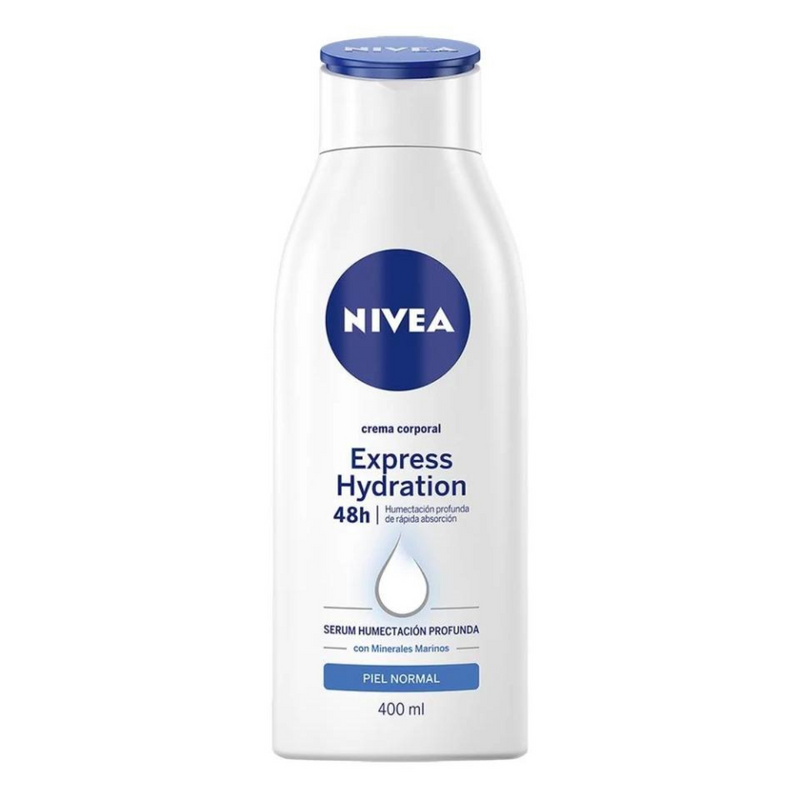 Crema corporal Nivea express hydration piel normal 400 ml