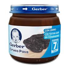 Papilla Gerber etapa 2 Ciruela pasa Cont. 113g.