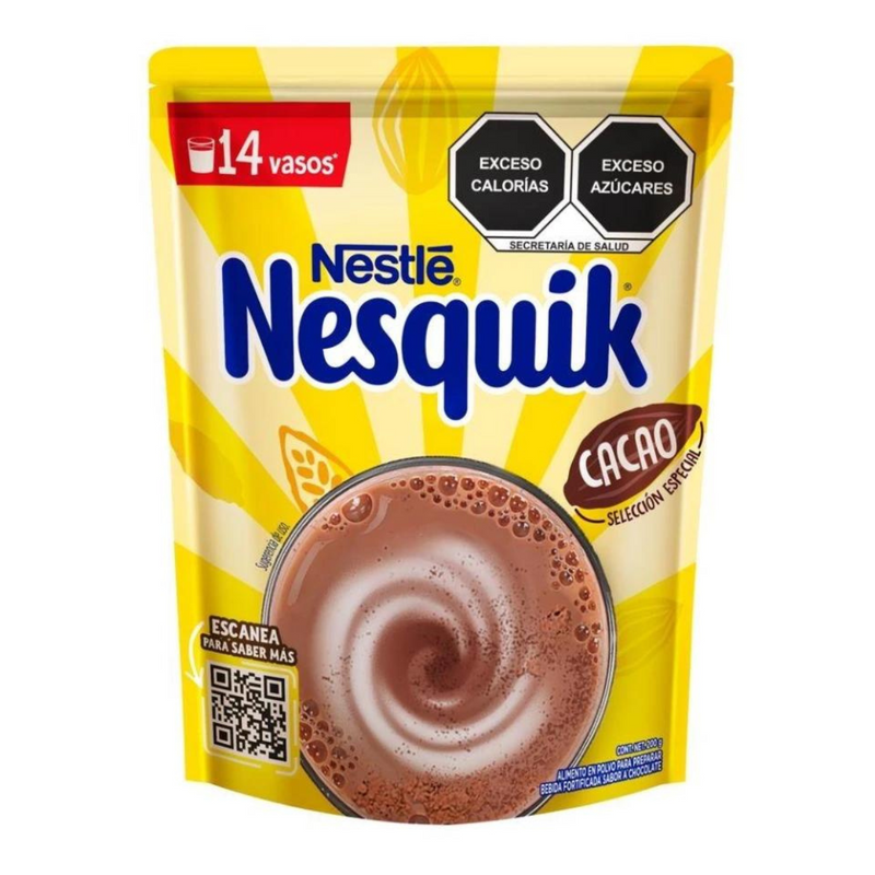 Chocolate En Polvo Nesquik Bolsa 200 Gramos
