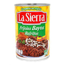 frijoles bayos refritos la sierra en lata 440gr