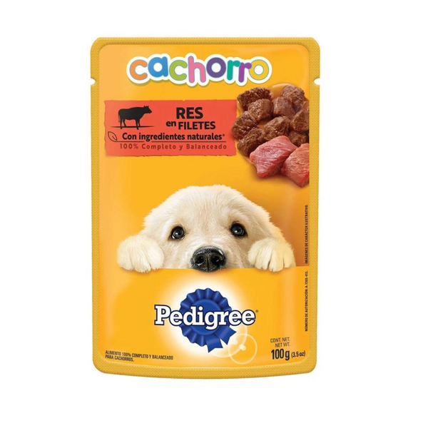 Alimento para Perro Pedigree Cachorro Res en filetes  85gr