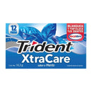 Chicle TridentXtra Care menta Exb 12pz/12 pastillas