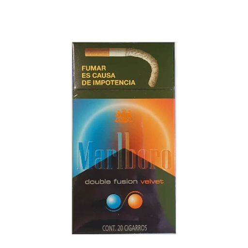 Cigarros Marlboro double fusion velvet c/20pz.