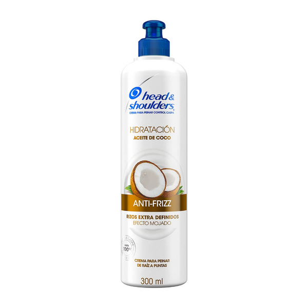 Crema para peinar Head & Shoulders anti-frizz aceite de coco 300 ml