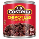 Chile chipotle la costeña en lata Cont. 1pz. 220g.