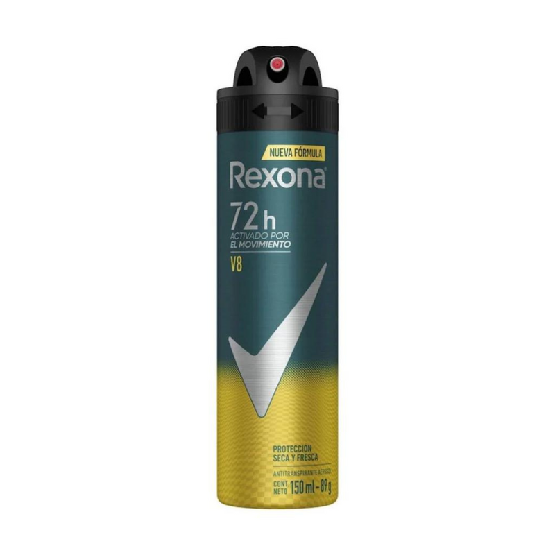 Antitranspirante Rexona v8 en aerosol para hombre 150 ml