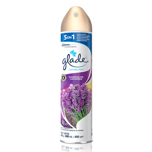 Aromatizante lavanda Glade 400ml.