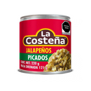 Chiles jalapeños picados la costeña en lata Cont. 1pz. 220g.
