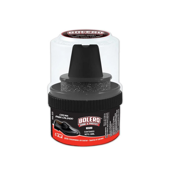 Crema para Calzado Bolero Color Negro 60ml