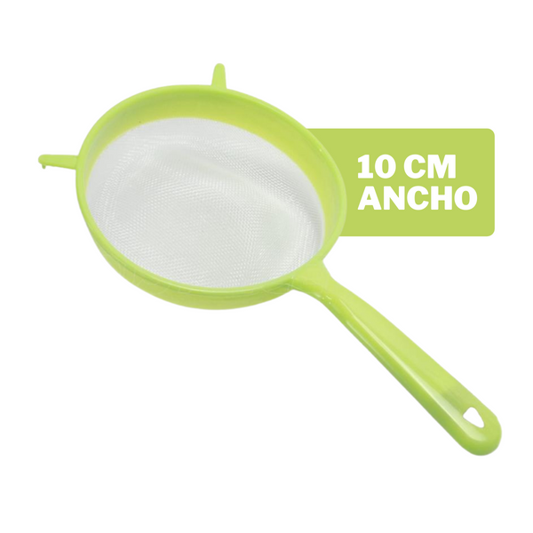 Colador de plastico 10cm diametro