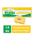 Queso Estilo Americano Franja Fundido caja 1.98 kg