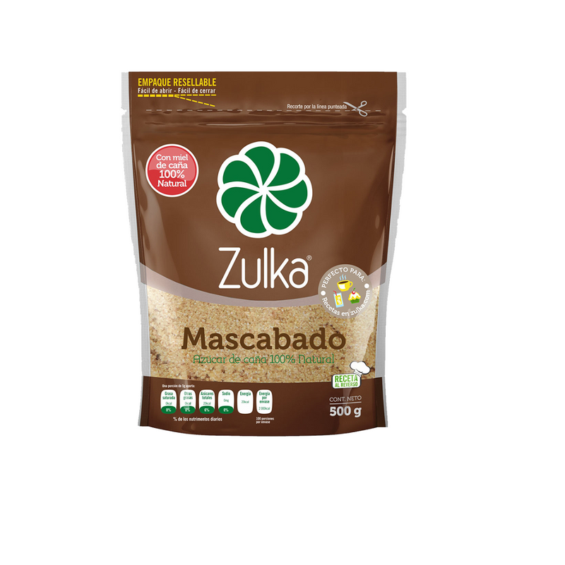 Azucar Zulka Mascabado 500g
