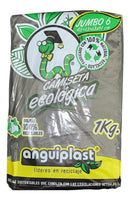 Bolsa negra Placoyt de camiseta jumbo 45x85 1kg.