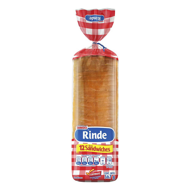 Pan Bimbo Rinde Cont. 567gr.