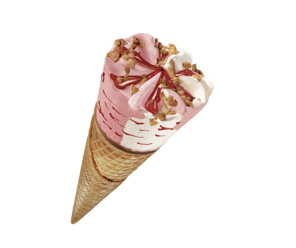 Cono de nieve sabor fresa/chocolate Yiju