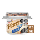 Yoghurt Yoplait Placer sabor chessecake galleta oreo caramelo nuez y chocolate 125 g