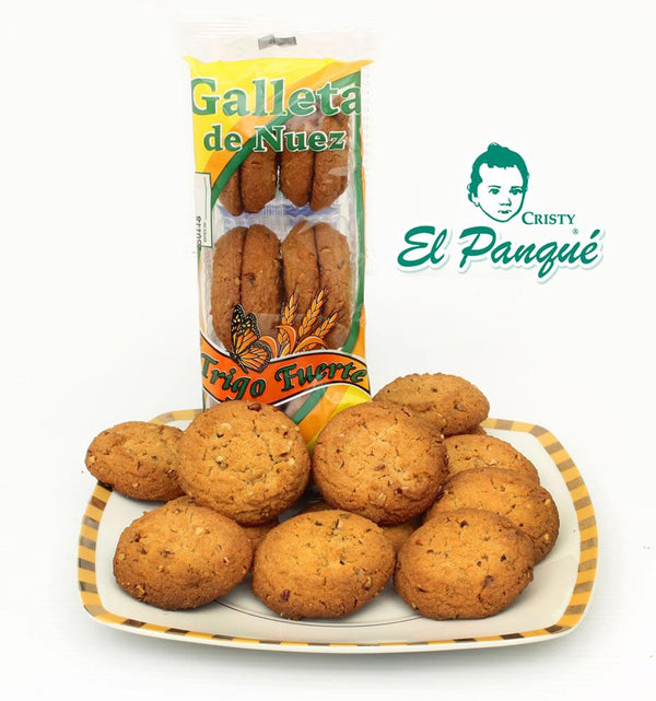 Galleta de nuez el panque Cont. 220g. 8pz.