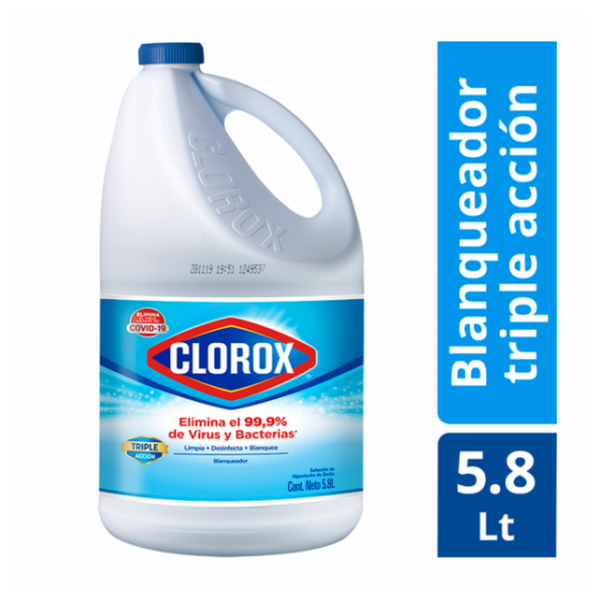 Blanqueador Clorox original Cont. 5.8lt