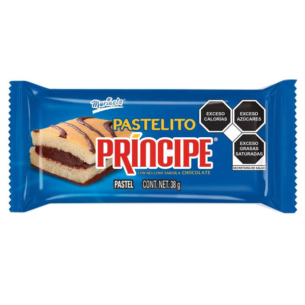 Pastelito Marinela Principe relleno sabor chocolate 38gr