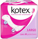Pantiprotectores Kotex Largo Uso Diario Cont. 44pz