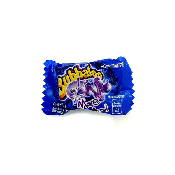 Chicle Bubbaloo Mora azul Cont. 5,1g.