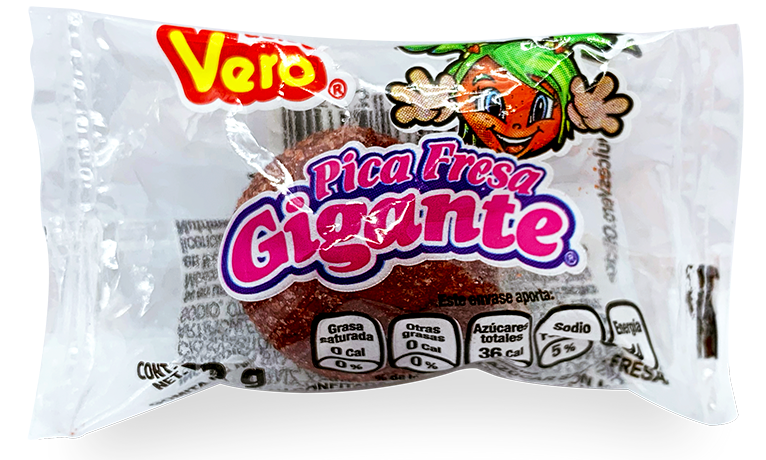 Pica Fresa Gigante Vero 60pz/ 12gr