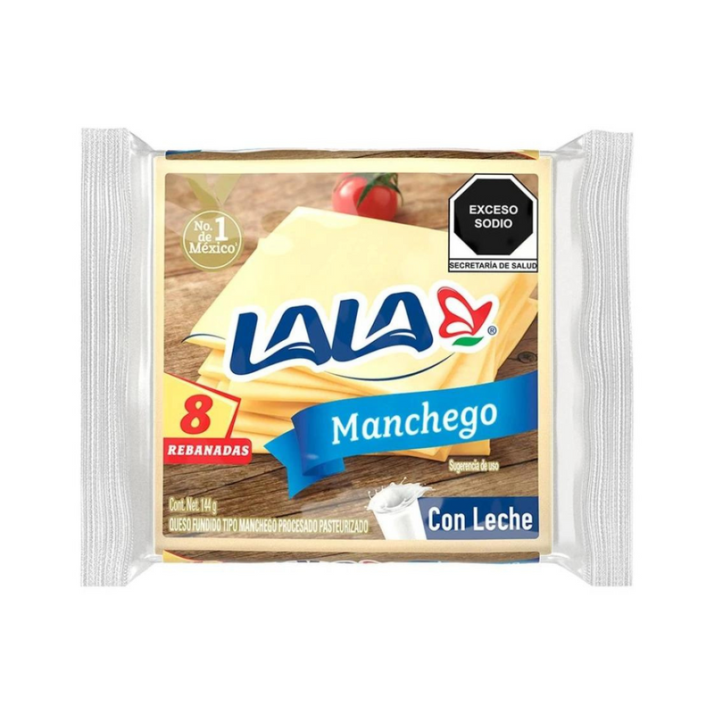 Queso Lala manchego 144 g 8 rebanadas