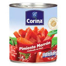 Pimiento morron en tiras corina en lata Cont. 1pz. 225g.