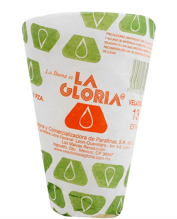 Veladora papel la gloria #13