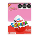 Chocolate kinder Sorpresa Niña Cont. 12pz/20gr.