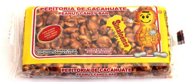 Palanqueta de cacahuate el sinoalense Cont.40gr