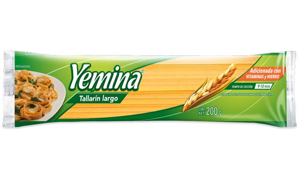 Pasta de spaguetti yemina 220gr.