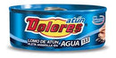 Atun dolores en agua en lata Cont. 1pz. 133g.