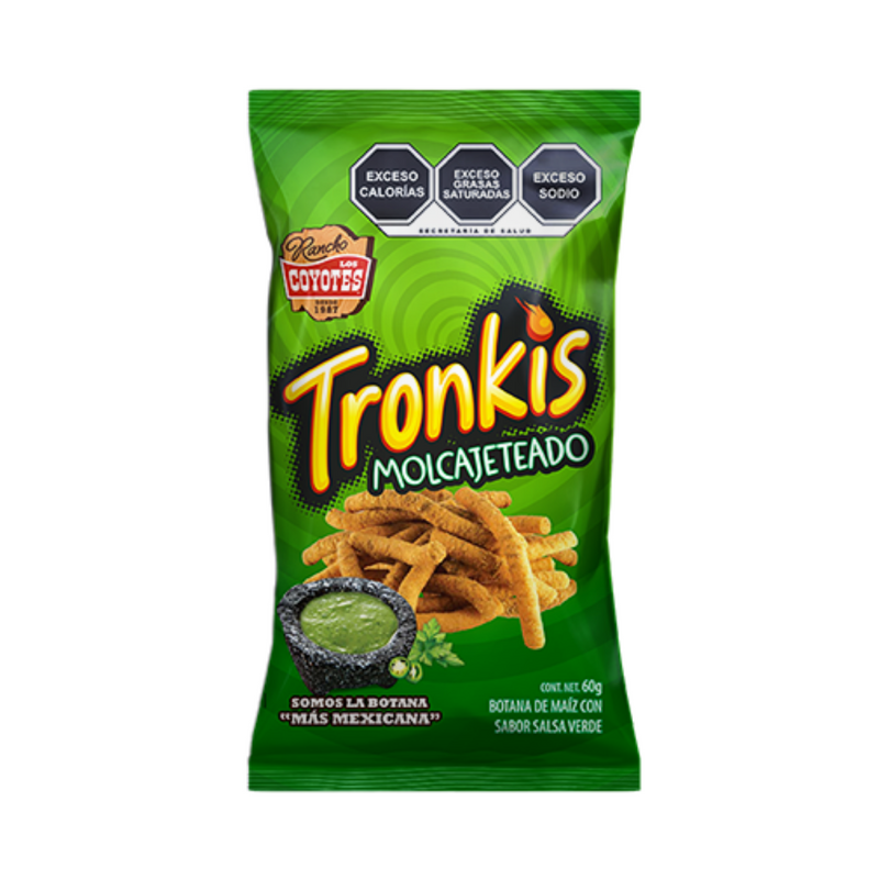 Tronkis Molcajeteado Los Coyotes 60g.