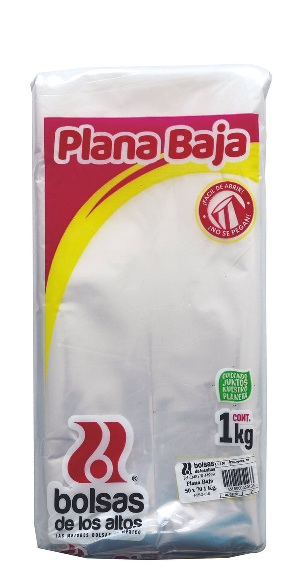 Bolsa Plana Baja 50x70 De los Altos 1kg.