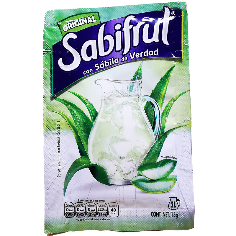 Concentrado En Polvo Sabifrut sabila 15gr